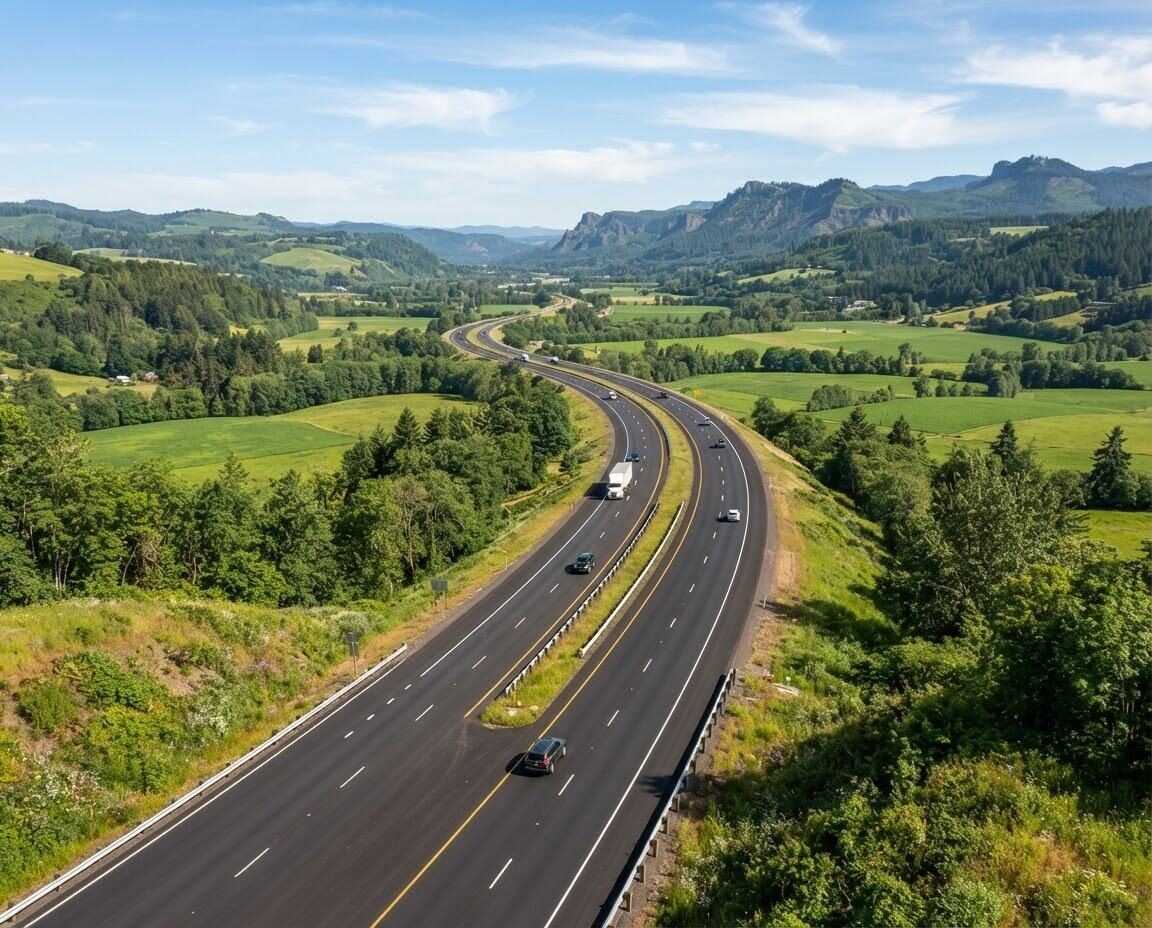 Illustrative transport corridor